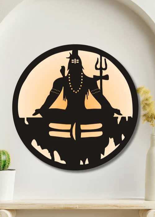 Mahadev-Shiv Ji LED Wall Decor Light