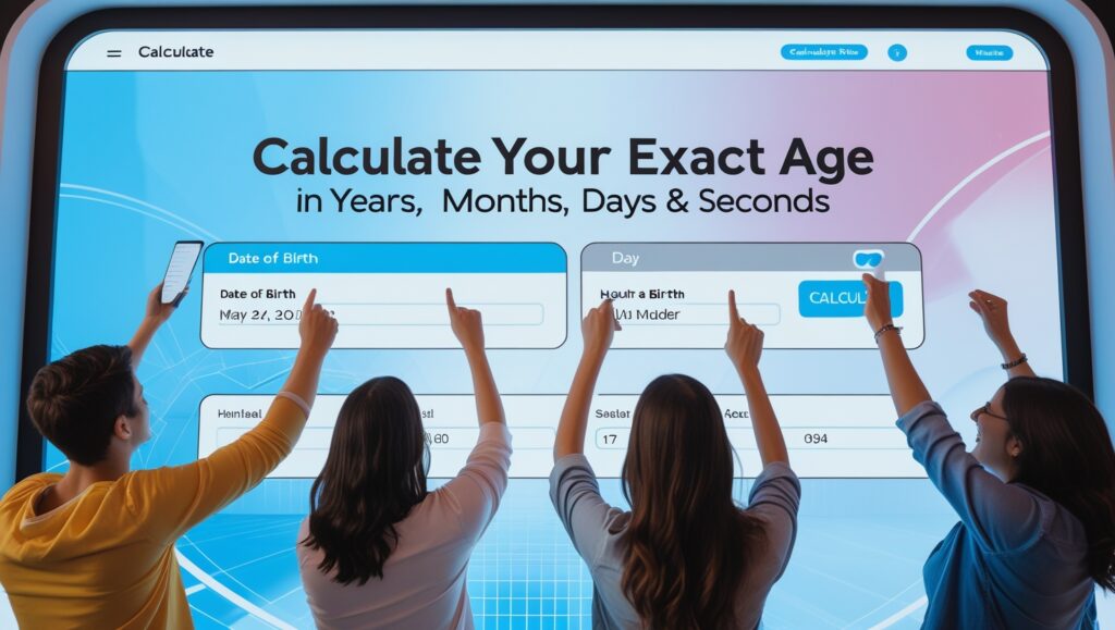Age Calculator - Calculate your age now !